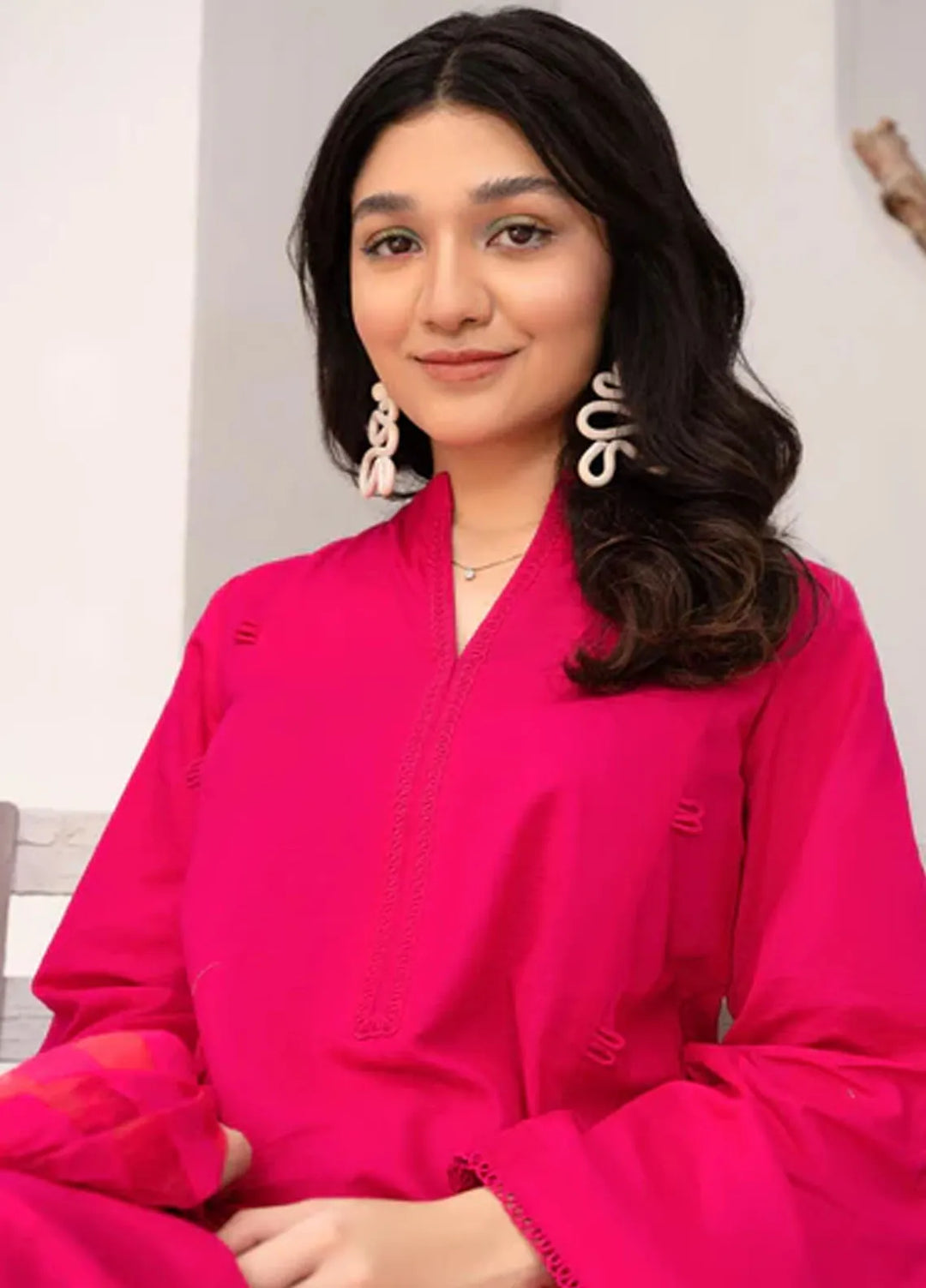 Hana Pret Casual Jacquard 3 Piece Suit Peony