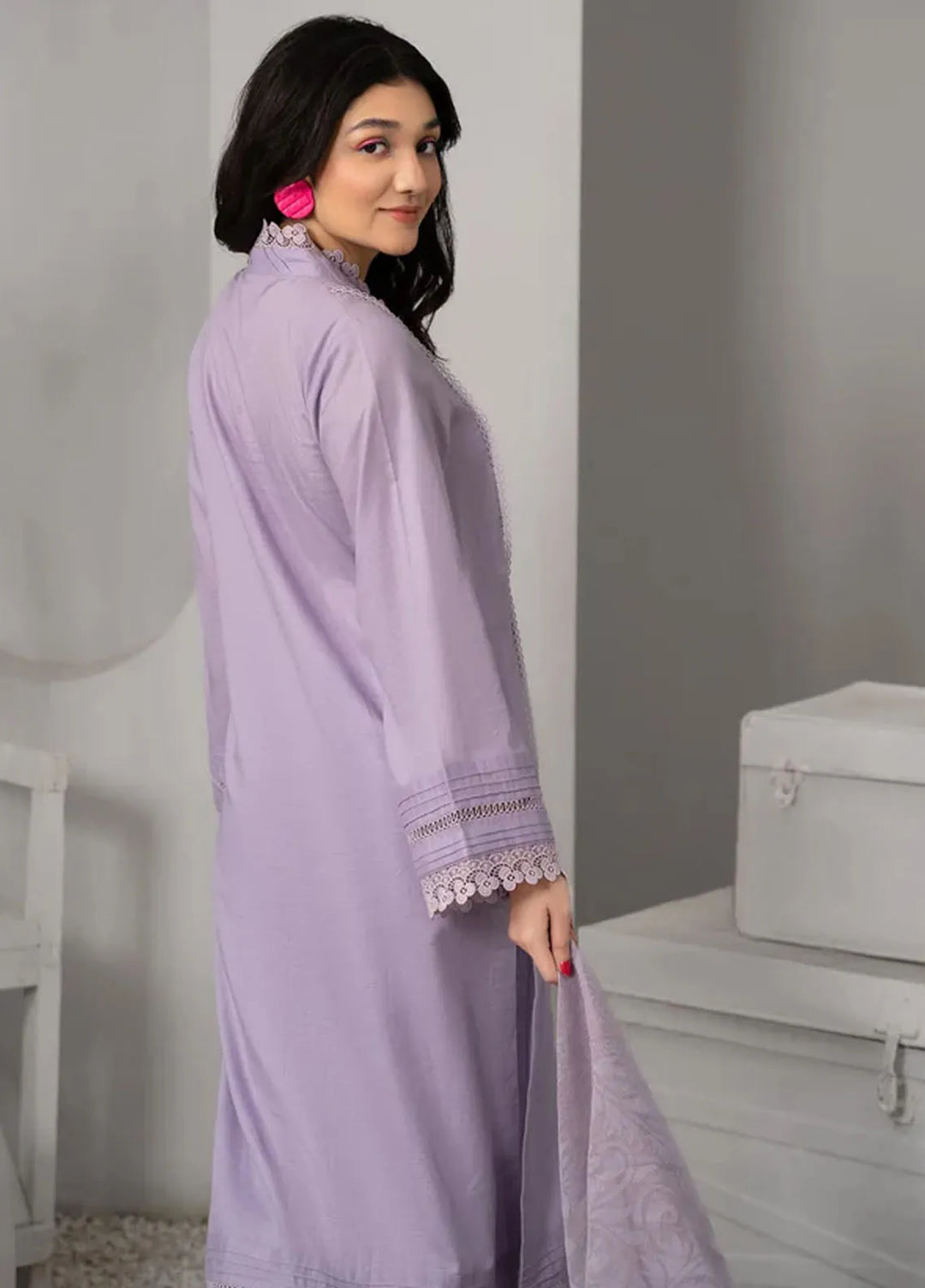 Hana Pret Casual Lawn 3 Piece Suit Lilium