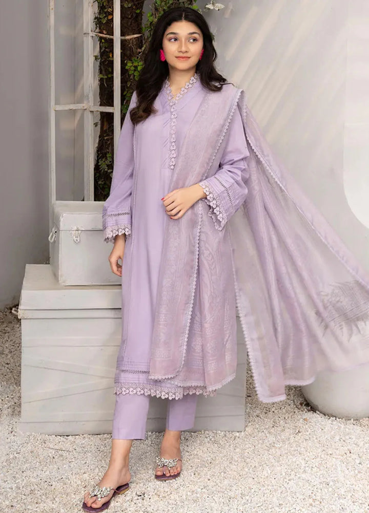 Hana Pret Casual Lawn 3 Piece Suit Lilium