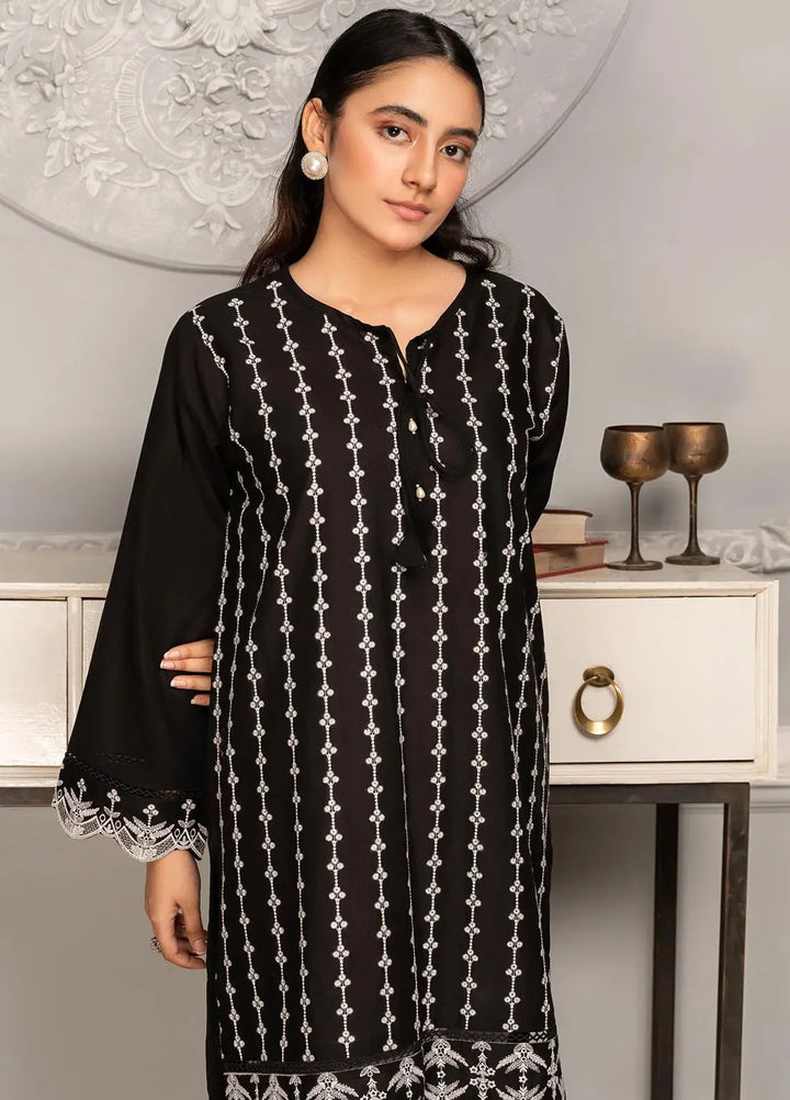 Hana Pret Embroidered Cotton Kurti Jasper