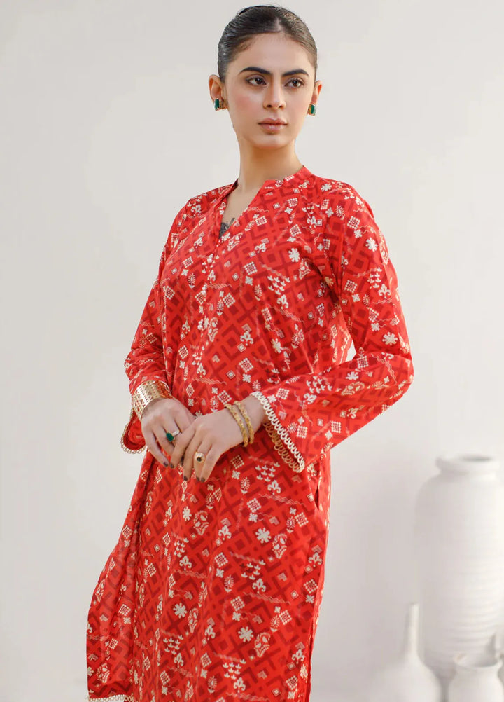 Hana Pret Printed Cotton 2 Piece Suit Rhombus