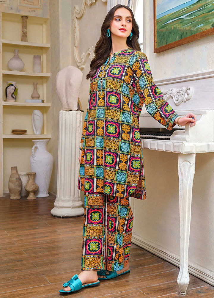 Hana Pret Printed Cotton 2 Piece Suit Royal Tapestry