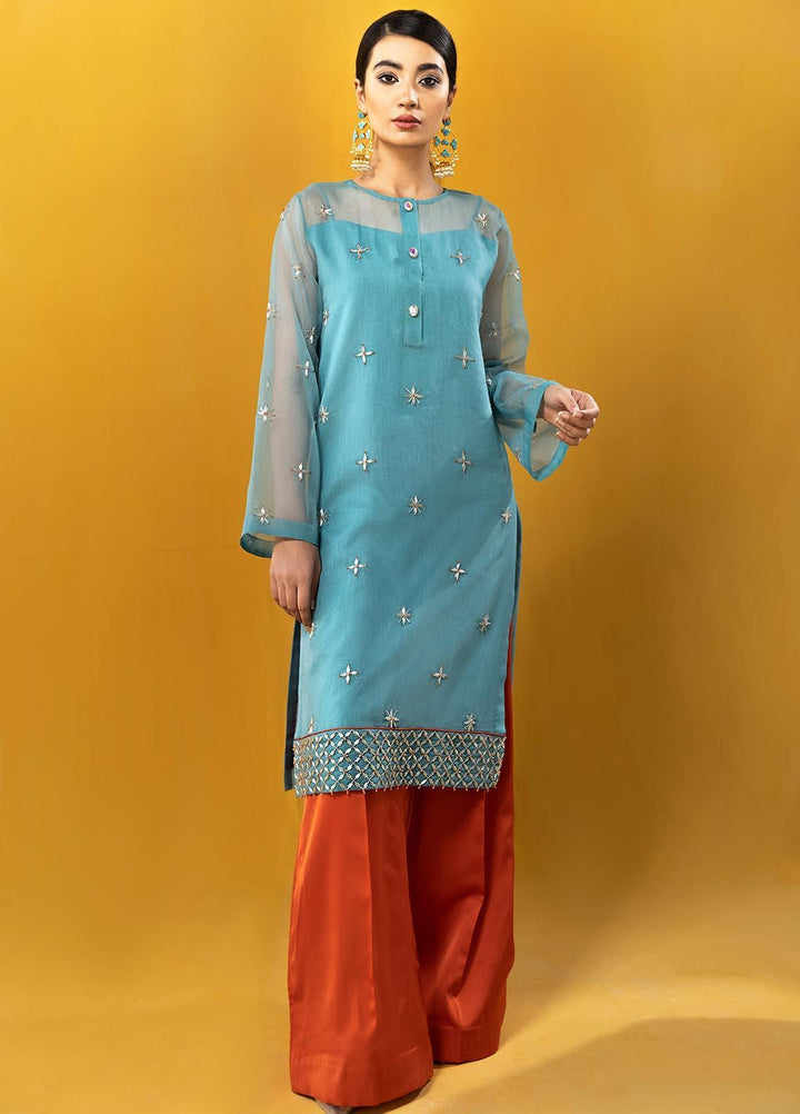 Hana Embroidered Organza Stitched 2 Piece Suit Allure
