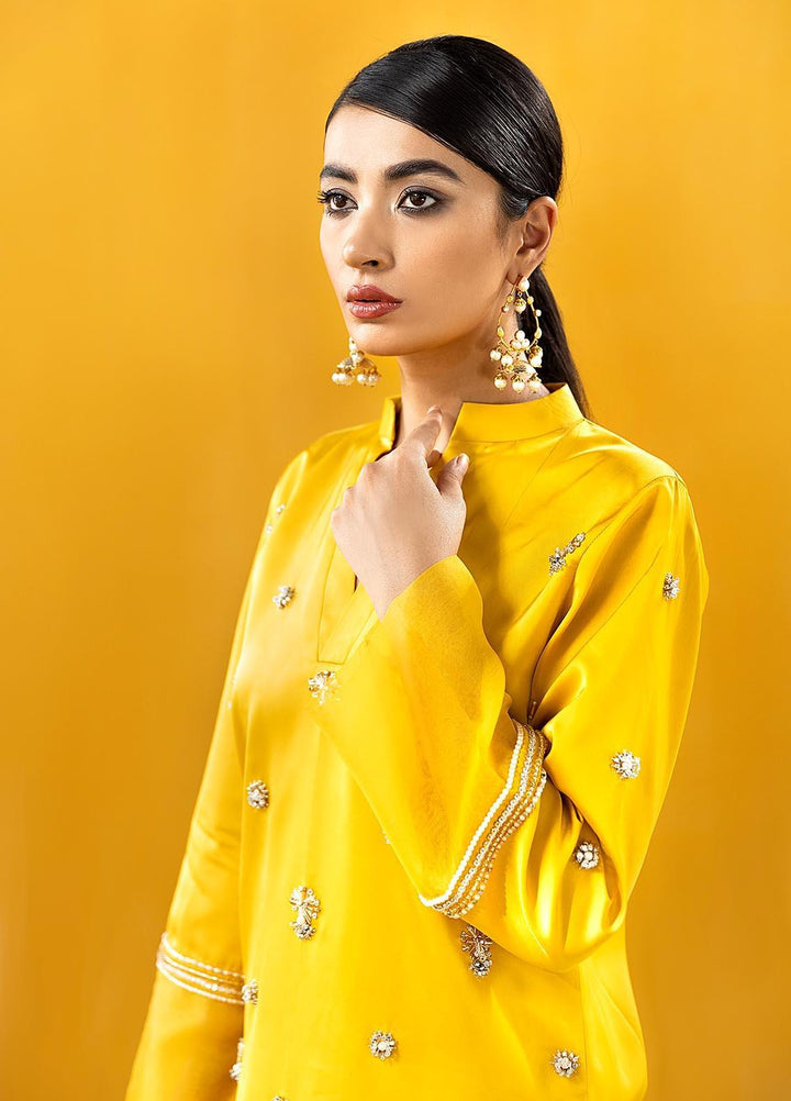 Hana Embroidered Organza Stitched 2 Piece Suit Aurora