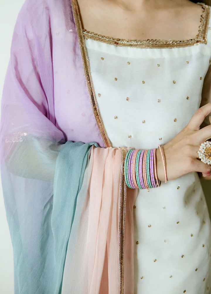 Hanim Pret Embroidered Chiffon 3 Piece Suit Chandani