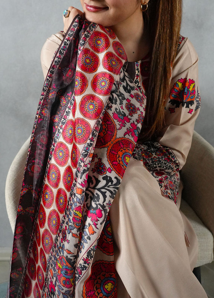 Heritage Hues by Grape Drape Pret Printed Crepe Lawn 3 Piece Suit Nura