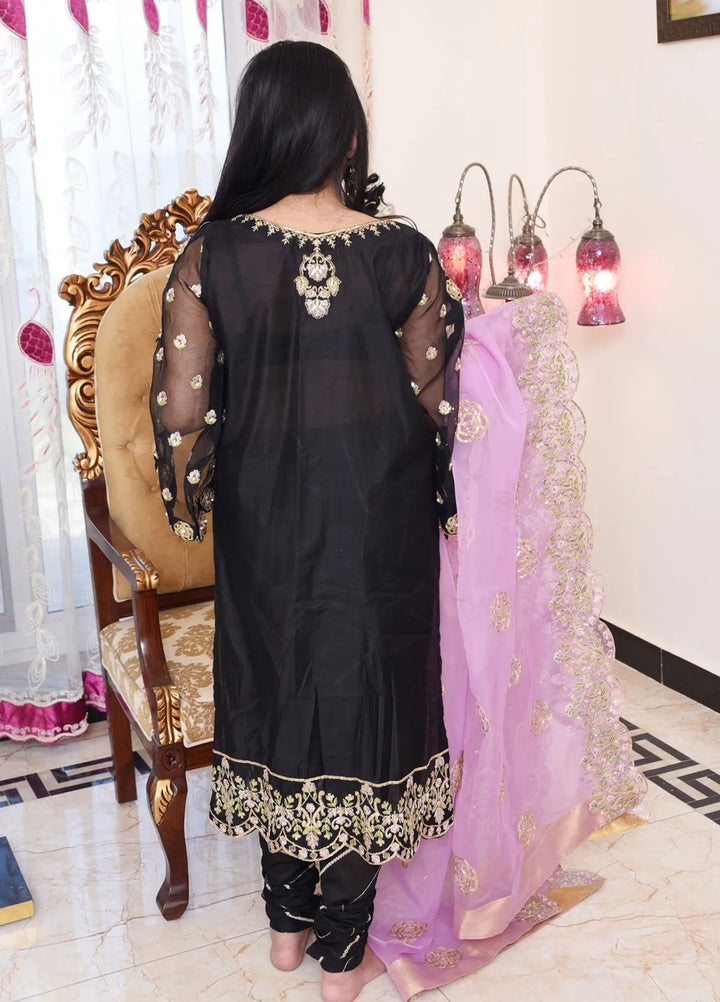 Haseen By Ayat Pret Embroidered Cotton Silk 3 Piece Suit Sanwal