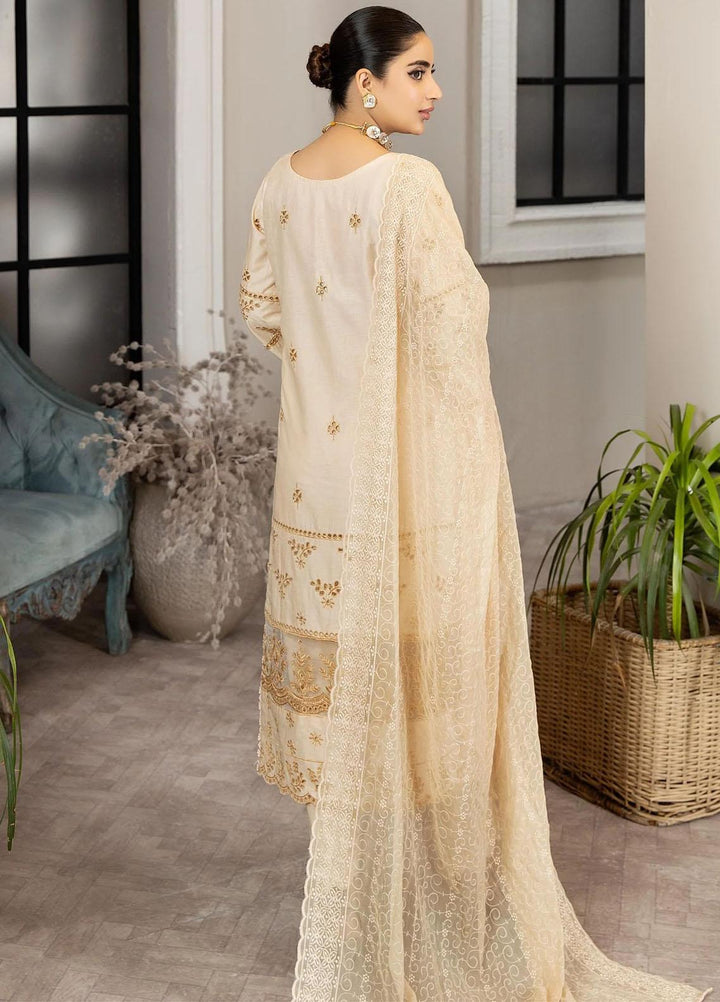 Haseen By Noorma Kaamal Embroidered Chikankari Lawn Suits Unstitched 3 Piece NK23H NK-C2-09 - Luxury Collection