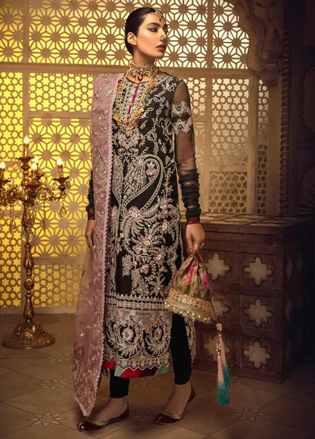 Haute Form Pret Luxury Formal Organza 3 Piece HF21LF NAUBAHAR