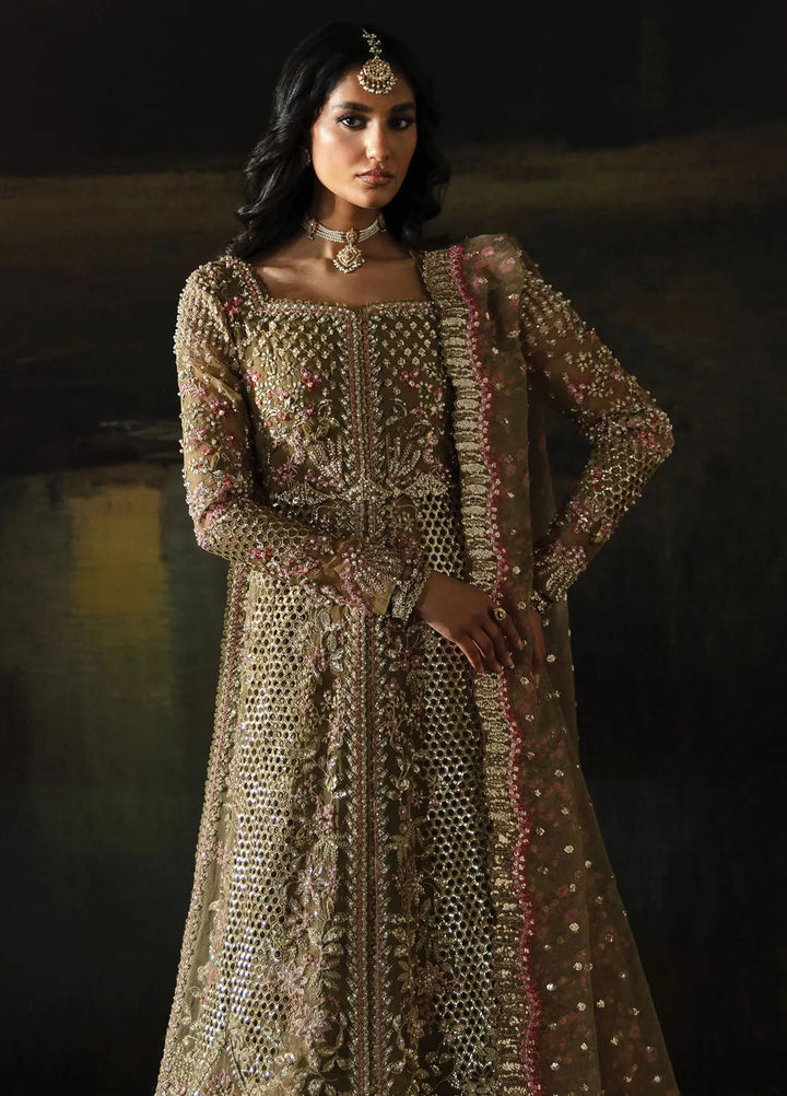 Hayat by Afrozeh Embroidered Suit Unstitched 3 Piece AF24HW AFH-24-01 Suhana - Formal Collection