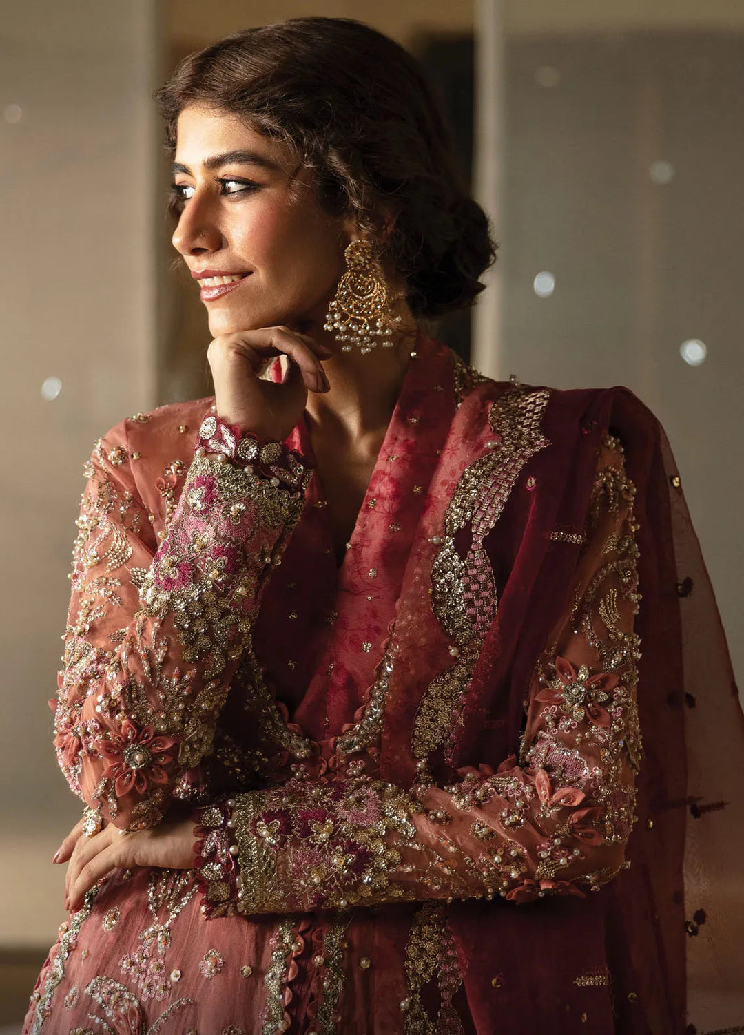 Hayat by Afrozeh Embroidered Suit Unstitched 3 Piece AF24HW AFH-24-04 Mehreen - Formal Collection