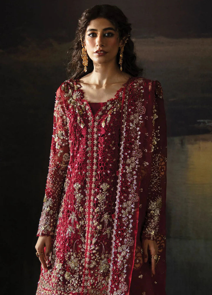 Hayat by Afrozeh Embroidered Suit Unstitched 3 Piece AF24HW AFH-24-07 Abeer - Formal Collection