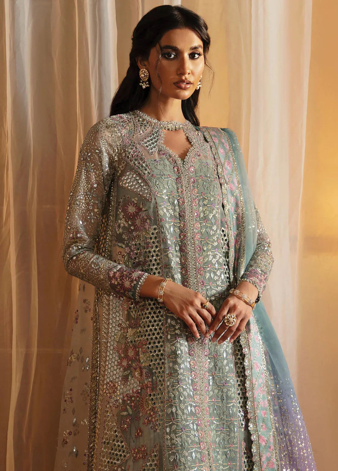 Hayat by Afrozeh Embroidered Suit Unstitched 3 Piece AF24HW AFH-24-10 Tara - Formal Collection