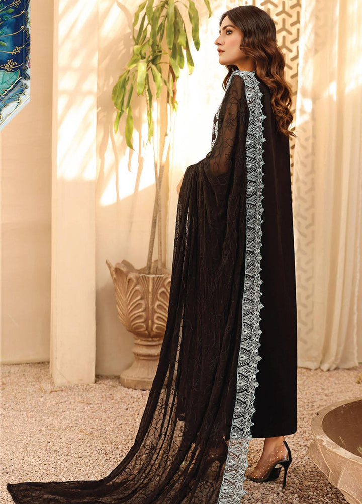 Hazoori Baagh By Humdum Embroidered Lawn Suits Unstitched 3 Piece HD23HB D-1 - Summer Collection