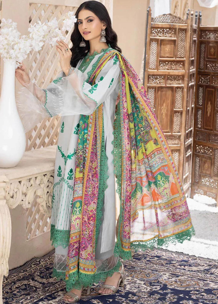Heer By Belle Embroidered Lawn Suits Unstitched 3 Piece BL23HM Roohi - Summer Collection
