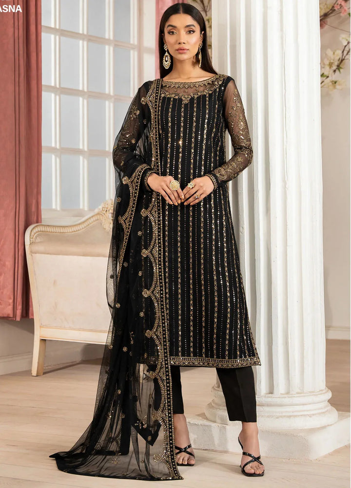 Heer by Zarif Embroidered Net Suit Pret 3 Piece ZF25HF Z-02 Yasna - Formals Collection