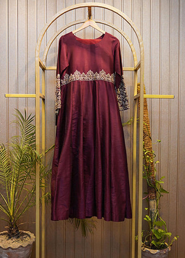 Uzman Yasen Silk Luxury Pret 3 Piece Dress Shiba