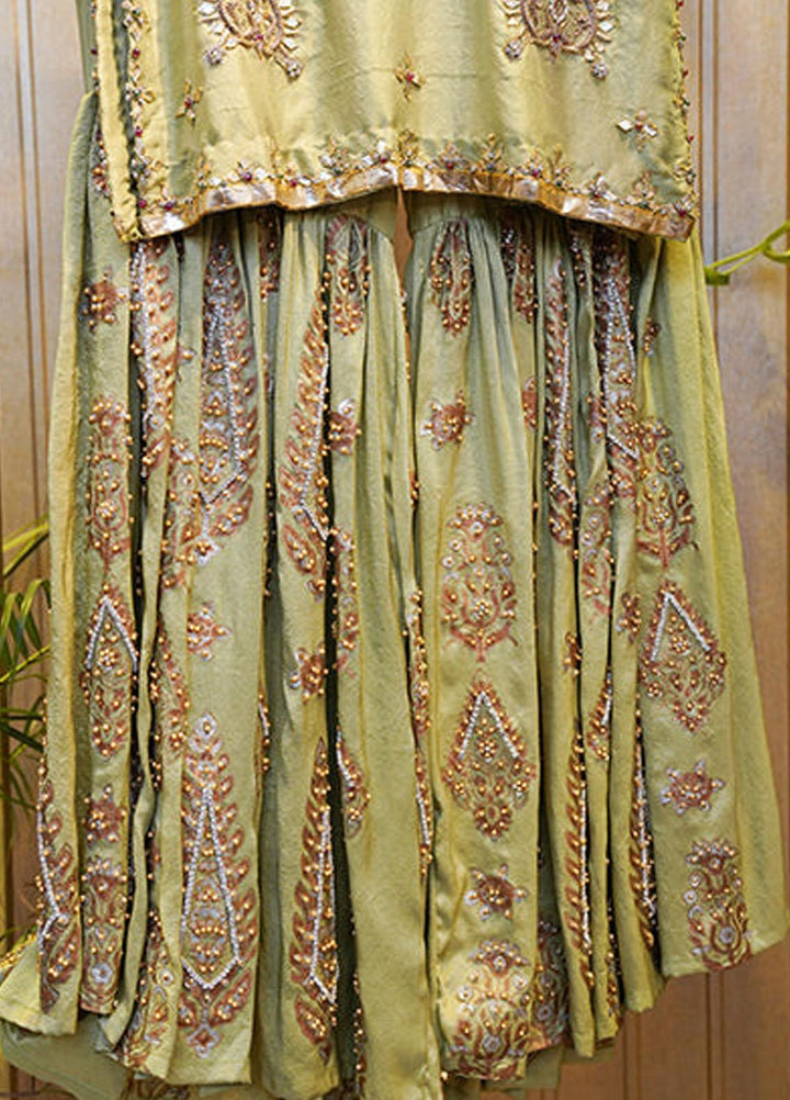 Uzman Yasen Silk Luxury Pret 3 Piece Dress Sila