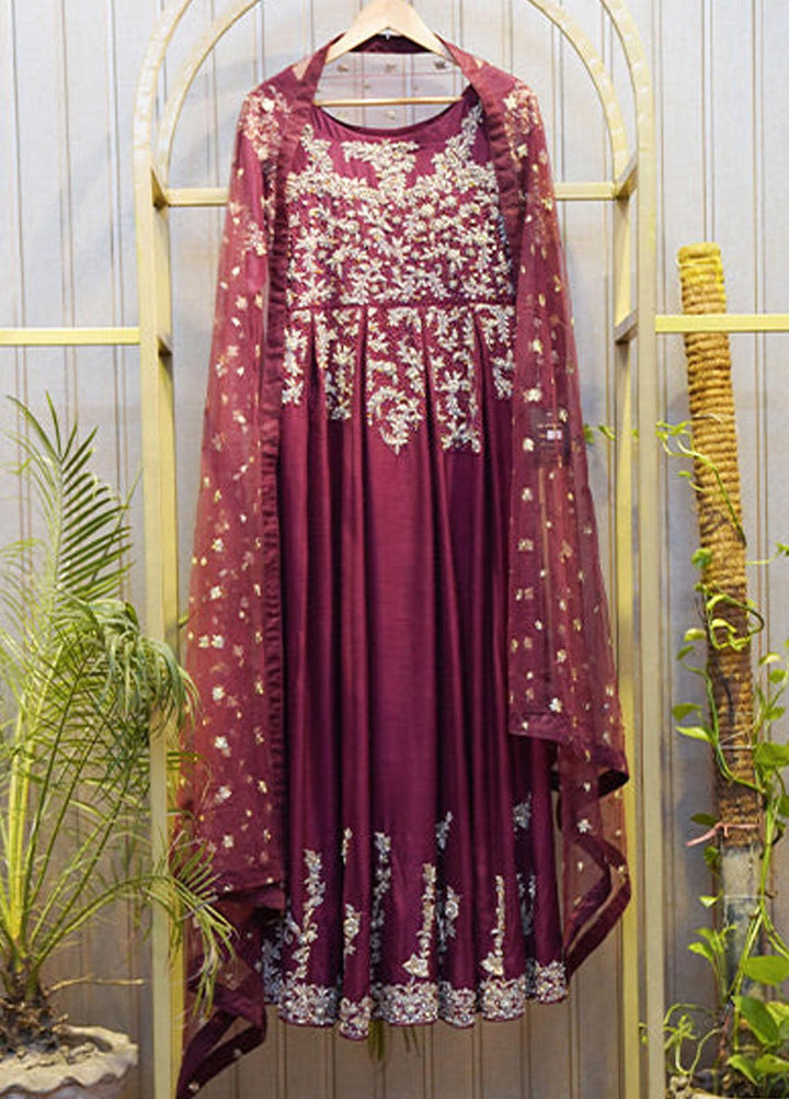 Uzman Yasen Silk Luxury Pret 2 Piece Dress REESHAM