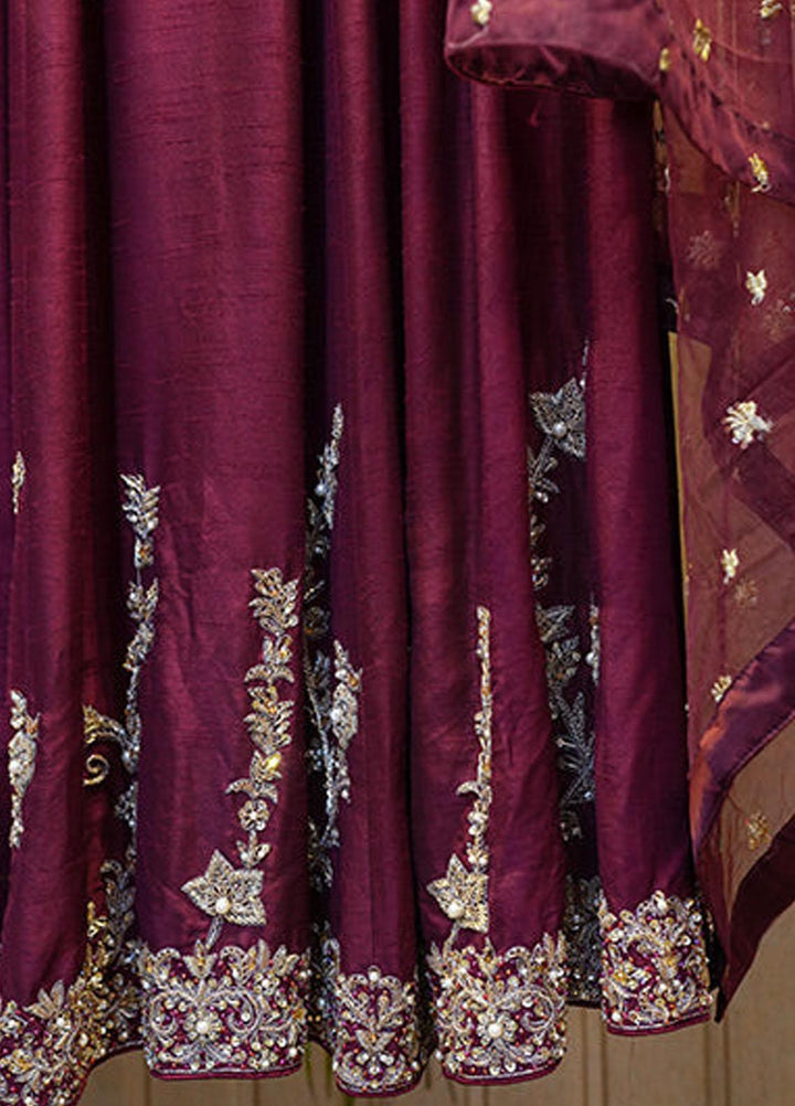 Uzman Yasen Silk Luxury Pret 2 Piece Dress REESHAM