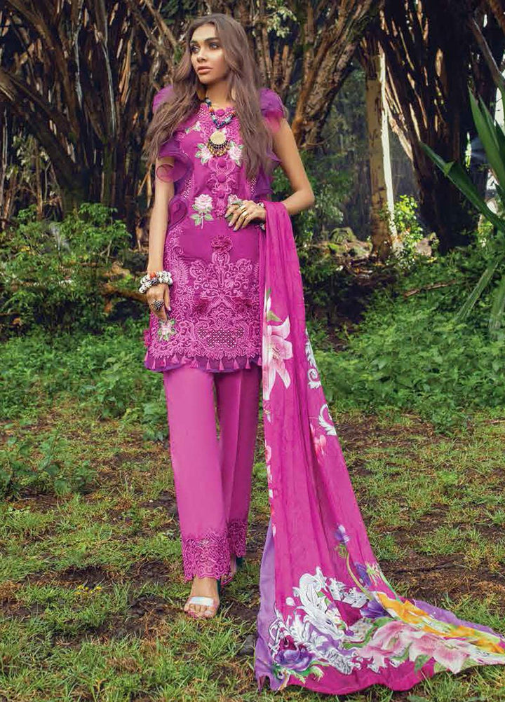 Hemline By Mushq Embroidered Chikankari Suits Unstitched 3 Piece MQ21H 03 Ethereal Beauty - Spring / Summer Collection