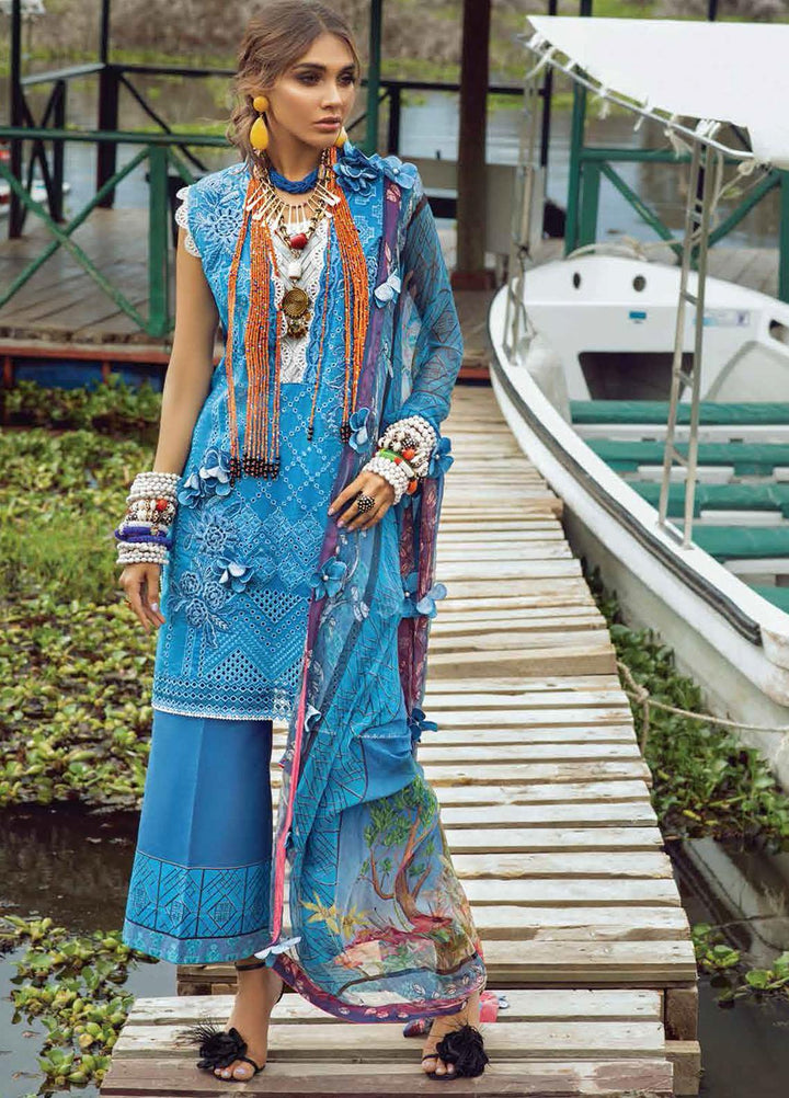Hemline By Mushq Embroidered Chikankari Suits Unstitched 3 Piece MQ21H 05 Daydream - Spring / Summer Collection
