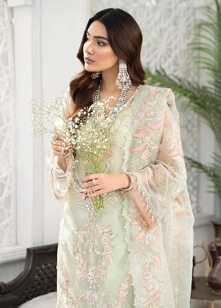 HemStitch Luxury Pret  Organza 3 Piece Suit HST22LF HL01 AYLA