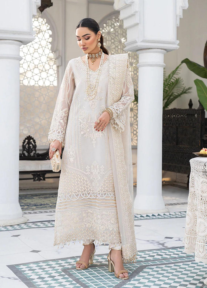 HemStitch Luxury Pret  Organza 3 Piece Suit HST22LF HL03 ZOHA