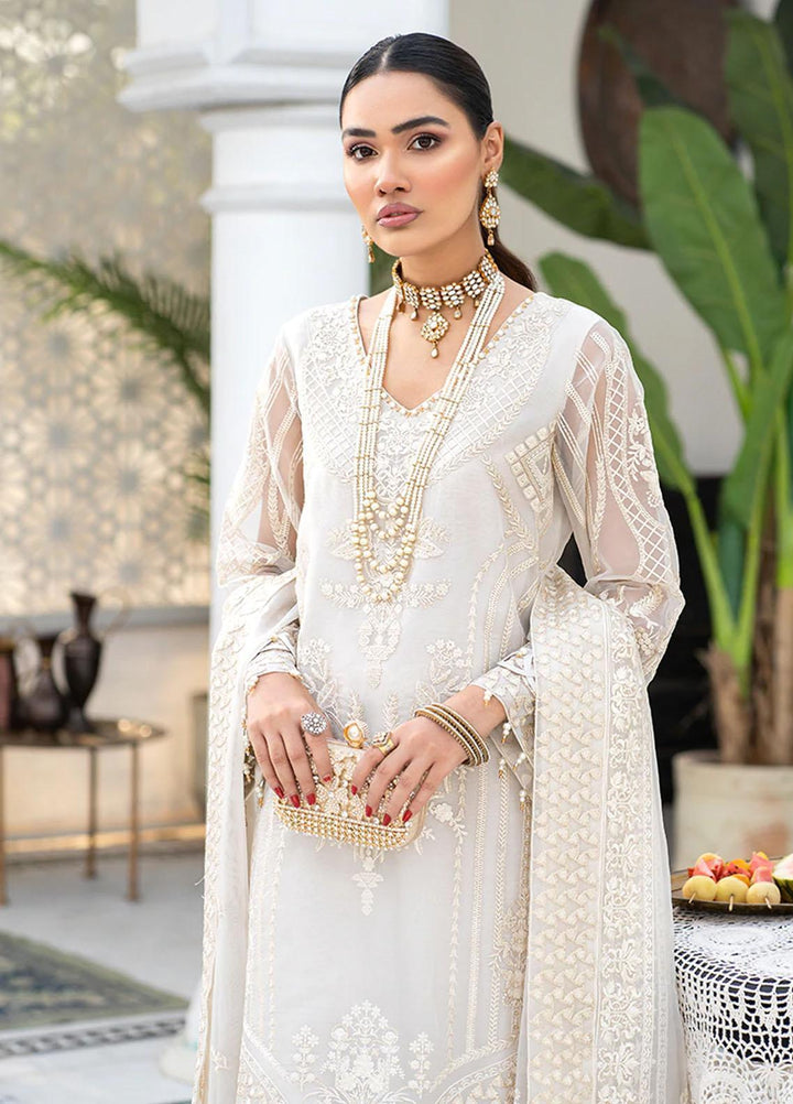 HemStitch Luxury Pret  Organza 3 Piece Suit HST22LF HL03 ZOHA