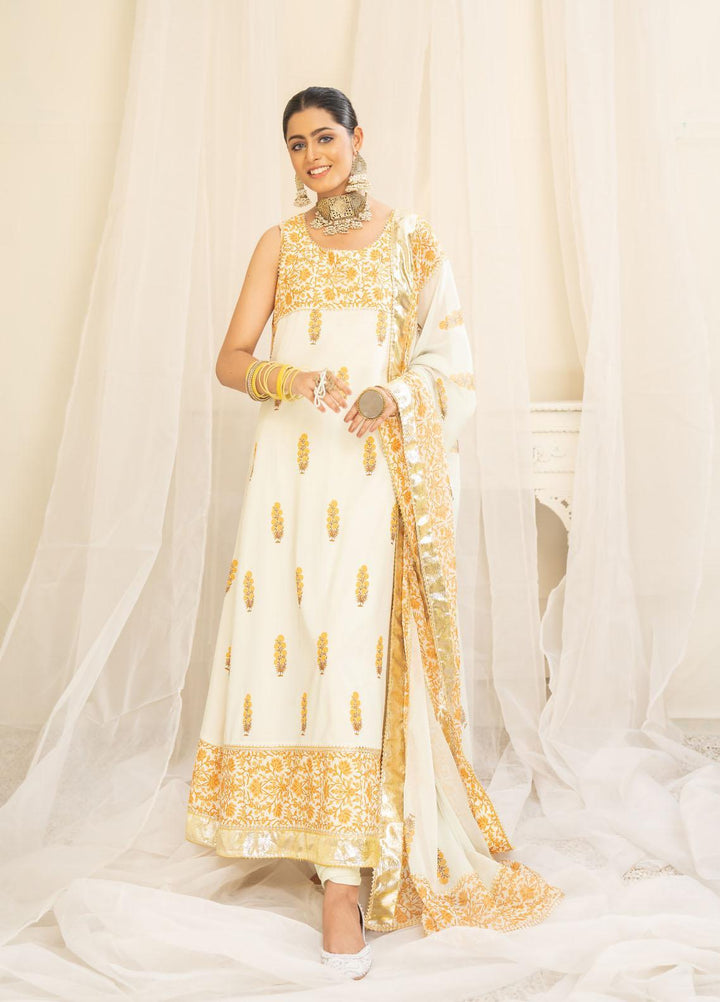 HemStitch Luxury Pret  Grip 3 Piece Dress HST22PE Zimal PE-01