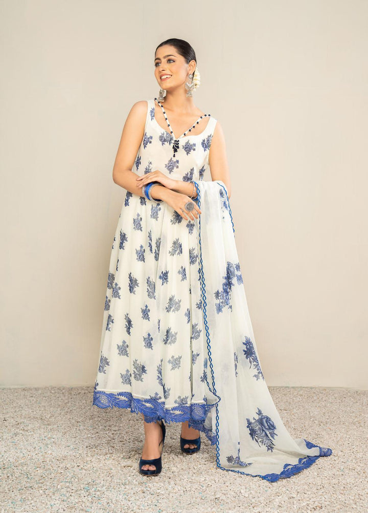 HemStitch Luxury Pret  Chiffon 3 Piece Dress HST22PE Deena PE-03