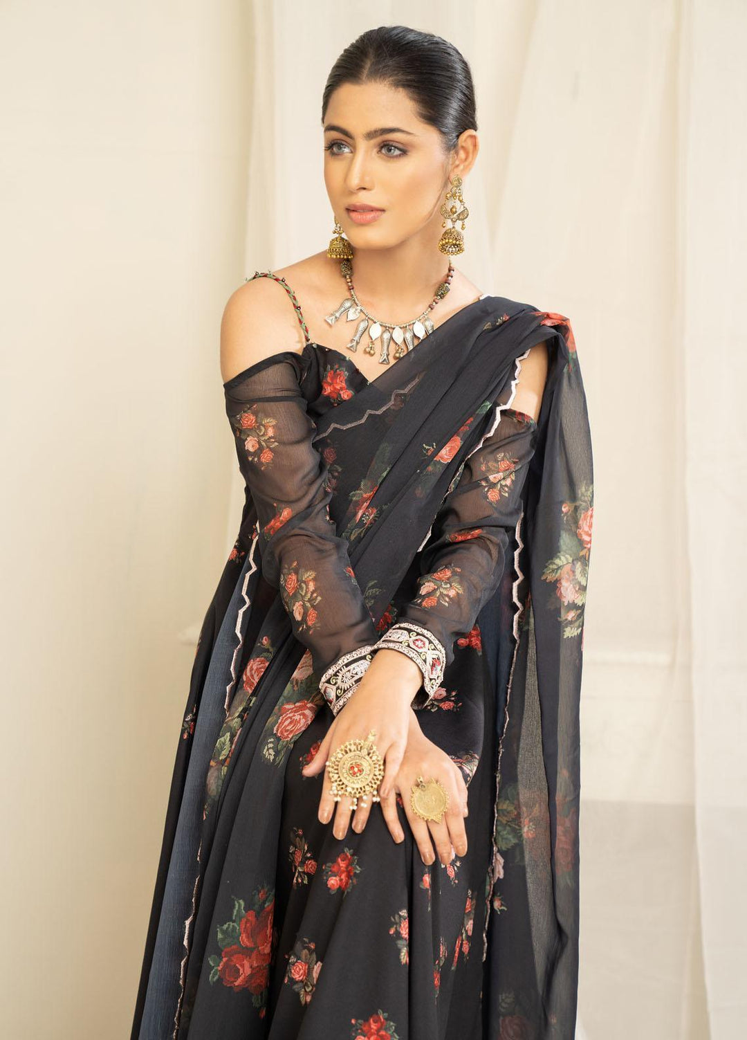 HemStitch Luxury Pret  Grip 3 Piece Dress HST22PE Mehak PE-02