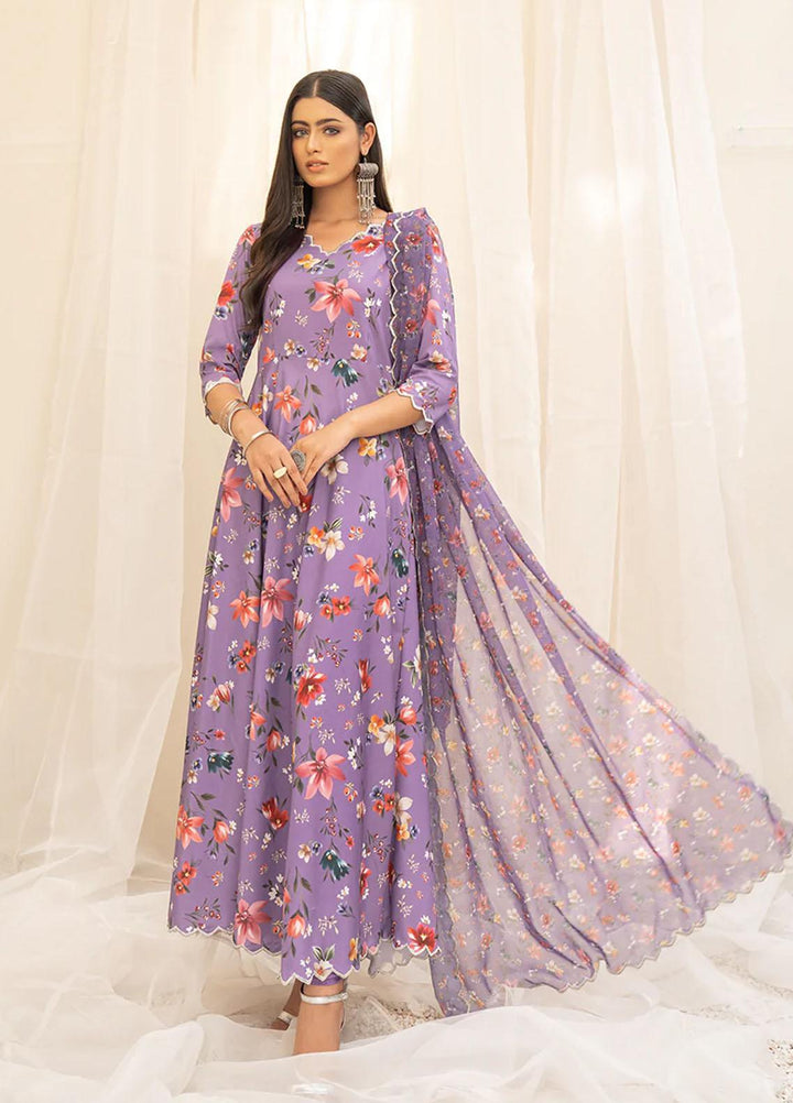 HemStitch Luxury Pret  Grip 3 Piece Dress HST22PE Sofia PE-08