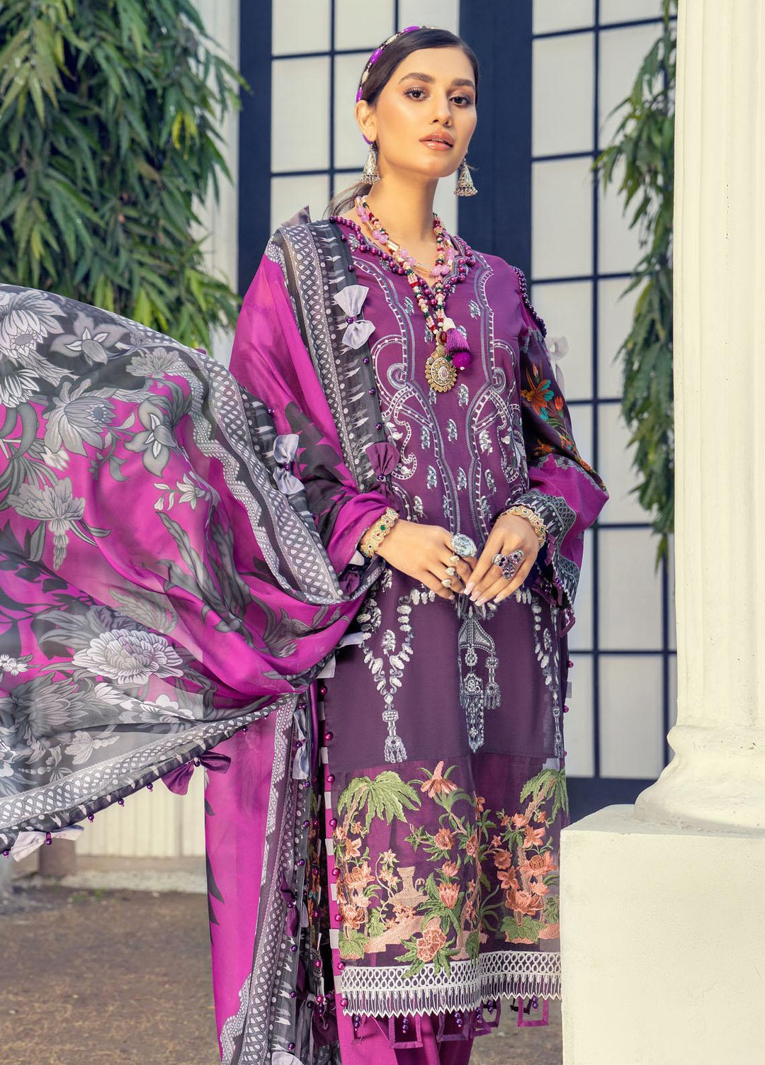 HemStitch Pret Embroidered Lawn 3 Piece HS22S HL-003 SAVEH