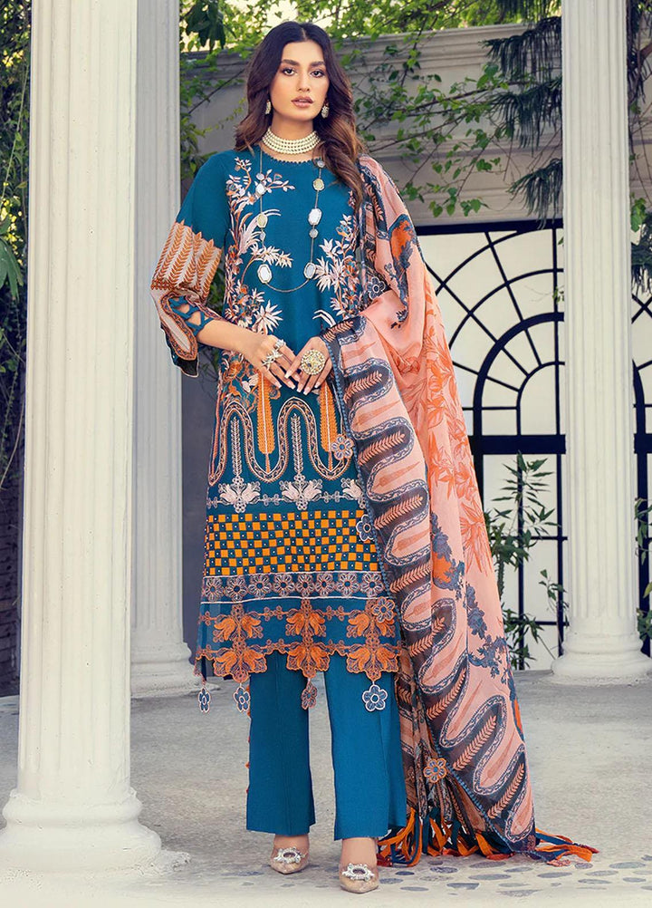 HemStitch Pret Embroidered Lawn 3 Piece HS22S HL-005 IZEH