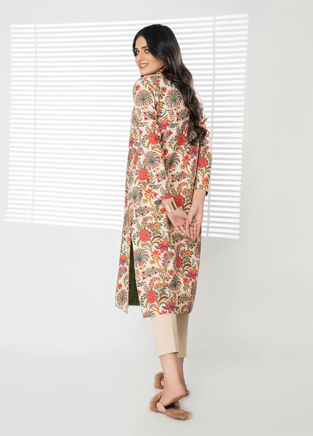 HemStitch Casual Pret  Khaddar 2 Piece Suit HST22WP Bella