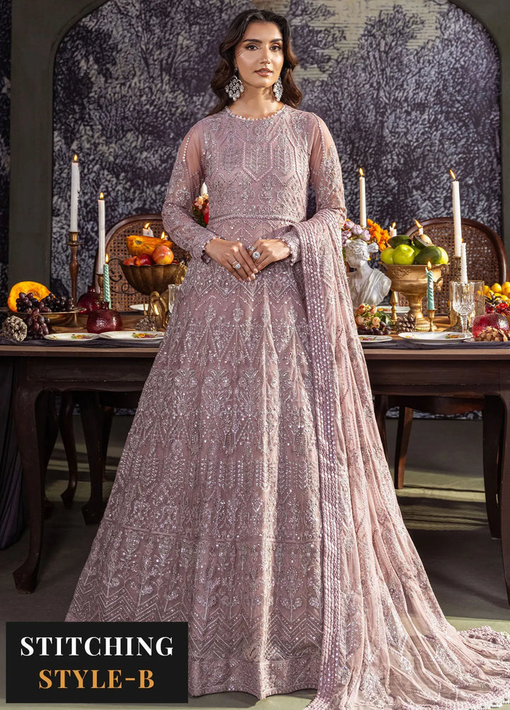 Heritage by Zarif Embroidered Net Suit Unstitched 3 Piece ZF24H ZHF-03 Meraki - Formals Collection