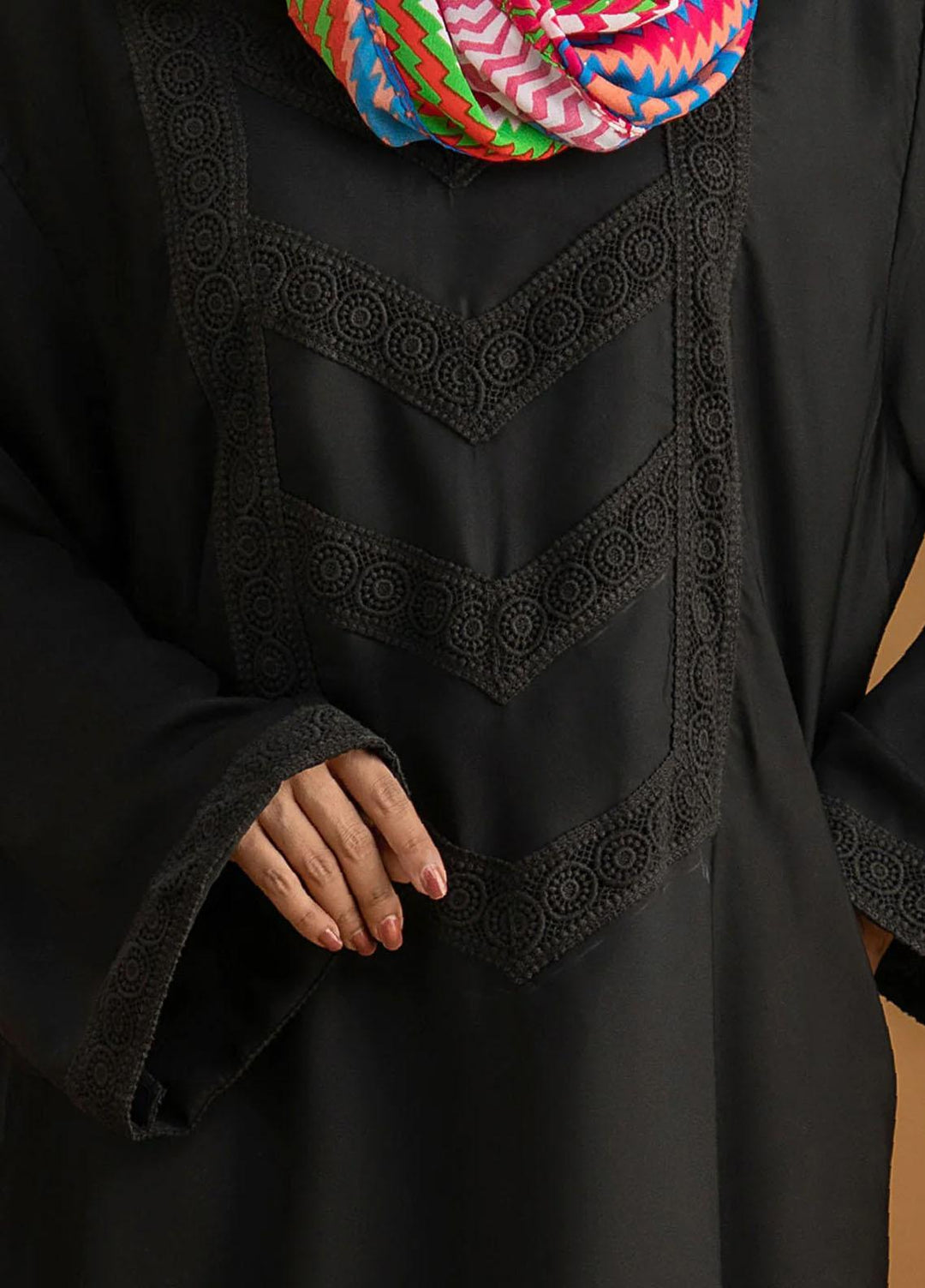 Hijabi pk   Pret Abaya Baigum Abaya AB-1812
