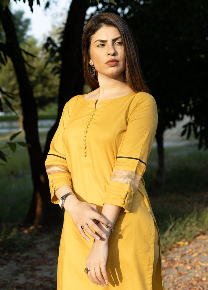 Hina Hassan Studio Pret  Cotton 2 Piece Suit HH22BE Marigold Magic
