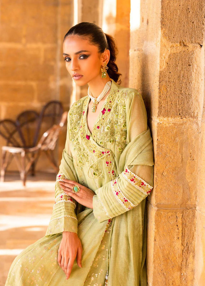 Hue Luxury Pret  Cotton Net 3 Piece Dress HUE23AF RAQS