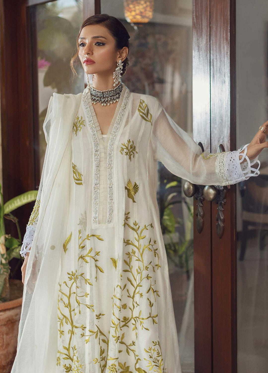 Hue Luxury Pret  Cotton Net Shirt HUP22AR PAKEEZA