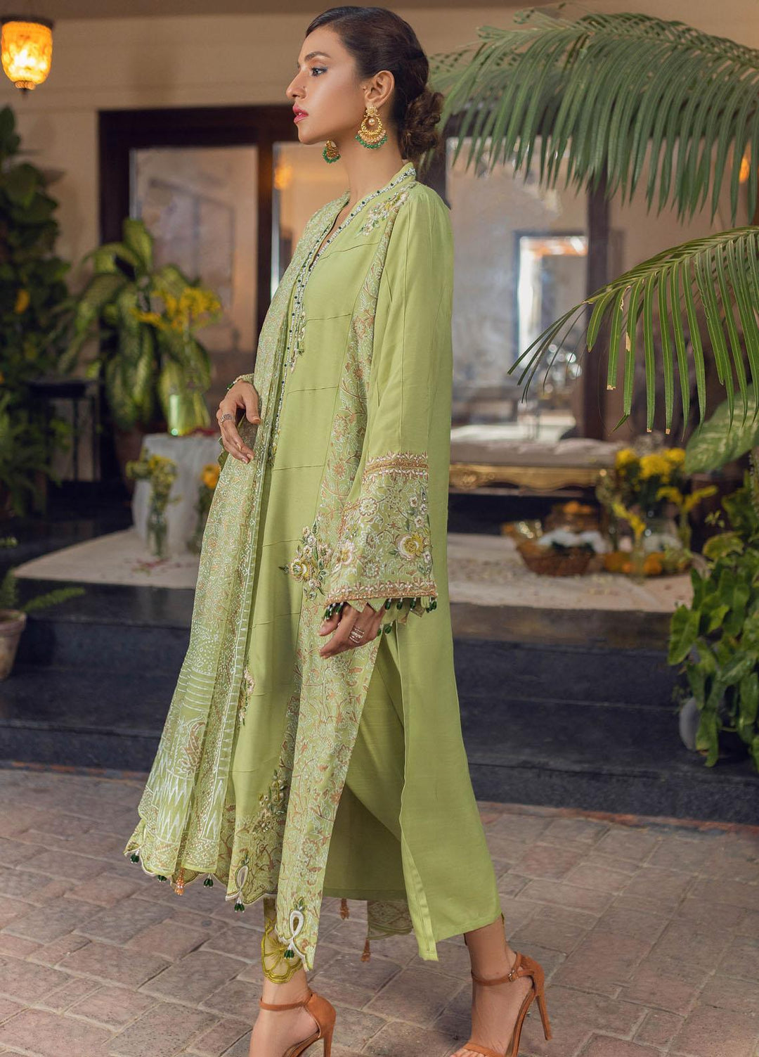 Hue Luxury Pret  Raw Silk Shirt HUP22AR BAHAR