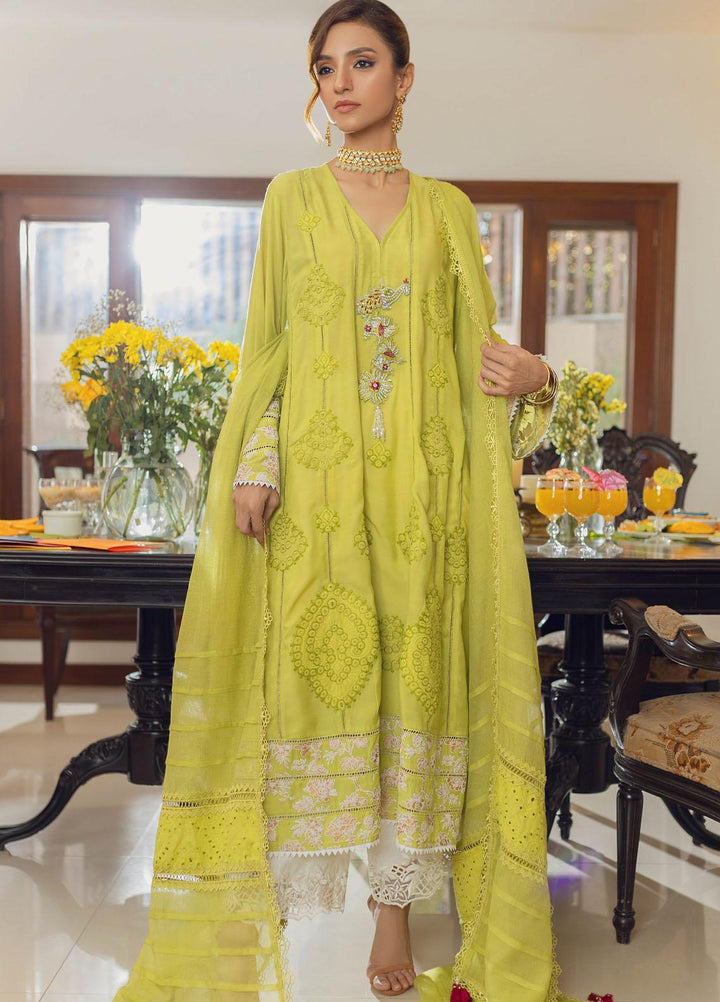 Hue Luxury Pret  Cotton Silk Shirt HUP22AR NOOR