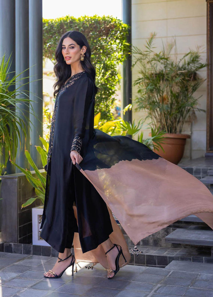 Hue Luxury Pret  Silk 3 Piece Dress HUE23ME DINSHA