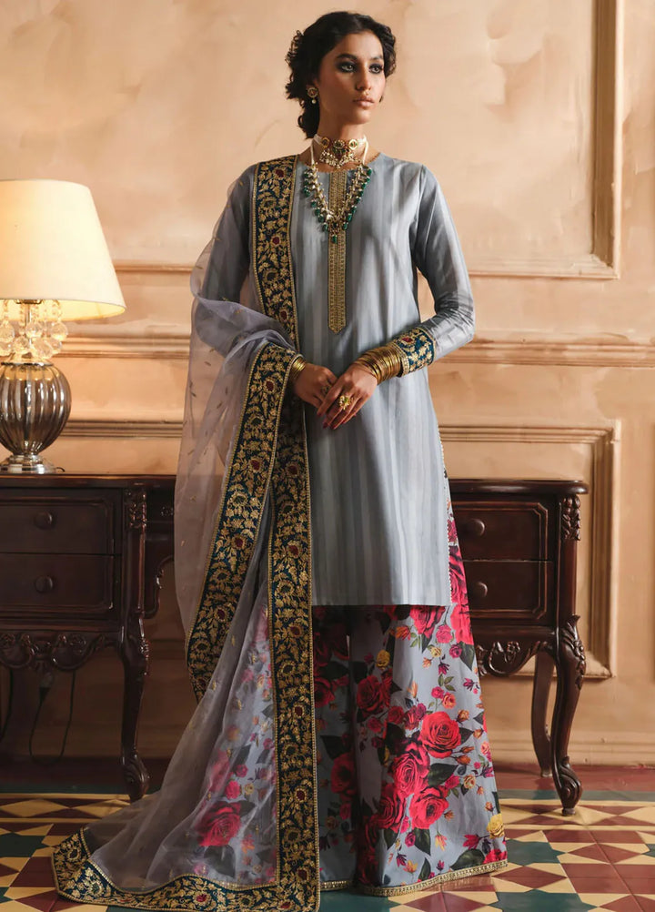 Humjoli Pret Embroidered Lawn 3 Piece Suit Love Shine