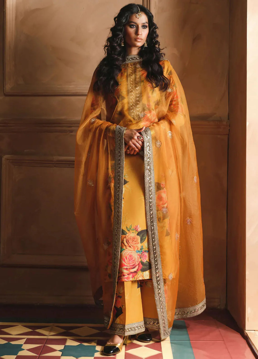 Humjoli Pret Embroidered Lawn 3 Piece Suit Rukh