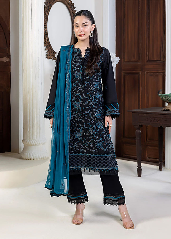 Husn-e-Bahar by Salitex Embroidered Lawn Suits Unstitched 3 Piece SSW6U3P101UT - Summer Collection