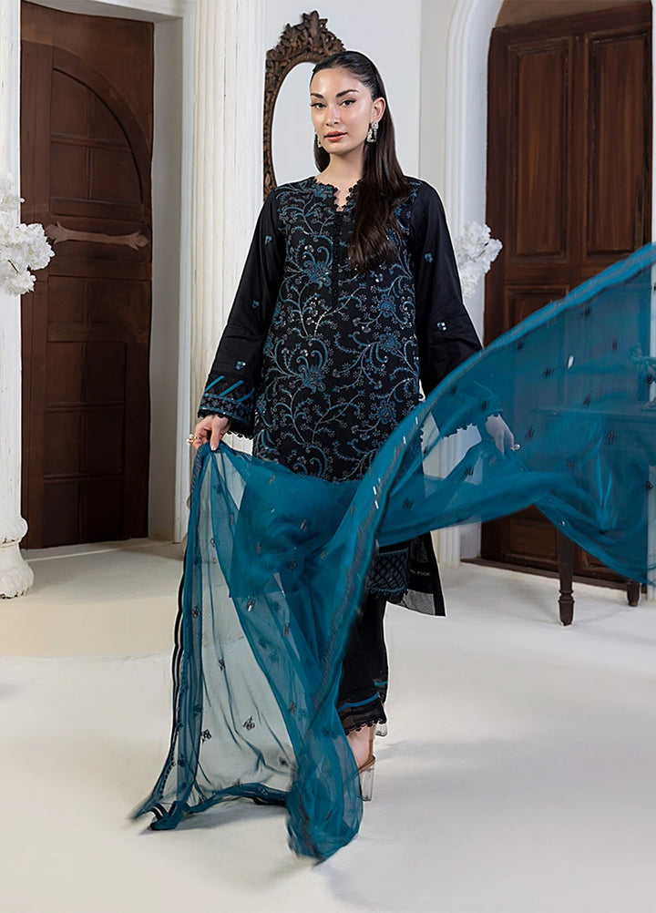 Husn-e-Bahar by Salitex Embroidered Lawn Suits Unstitched 3 Piece SSW6U3P101UT - Summer Collection