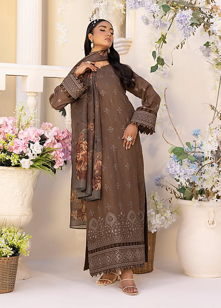 Husn-e-Bahar by Salitex Embroidered Lawn Suits Unstitched 3 Piece SSW6U3P115UT - Summer Collection