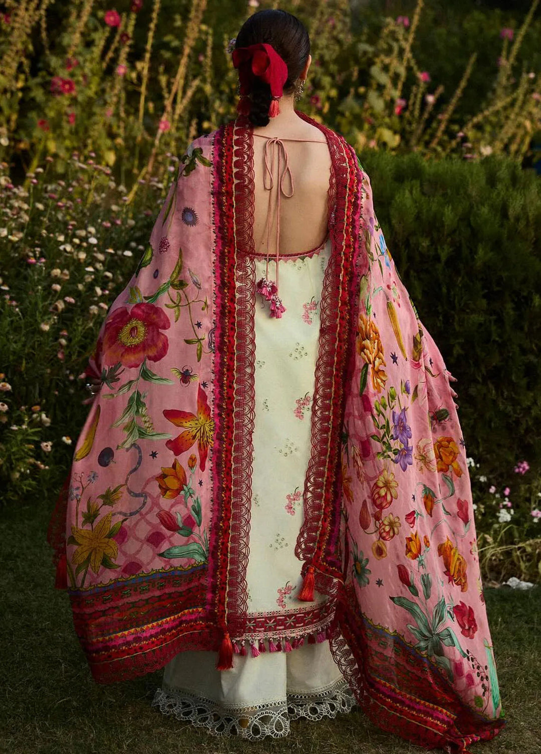 Hussain Rehar Embroidered Lawn Suit Unstitched 3 Piece HRR24S Gleam - Summer Collection